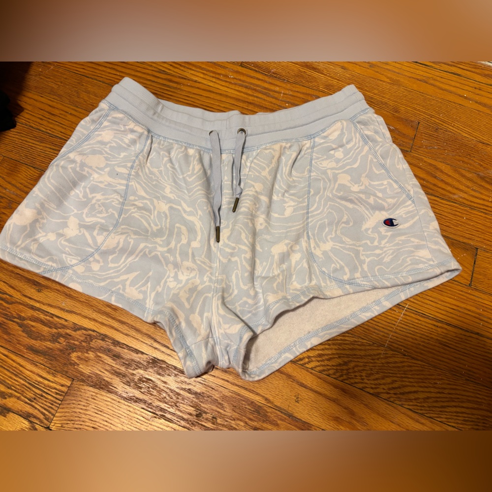 Champion Light Blue Camouflage Shorts